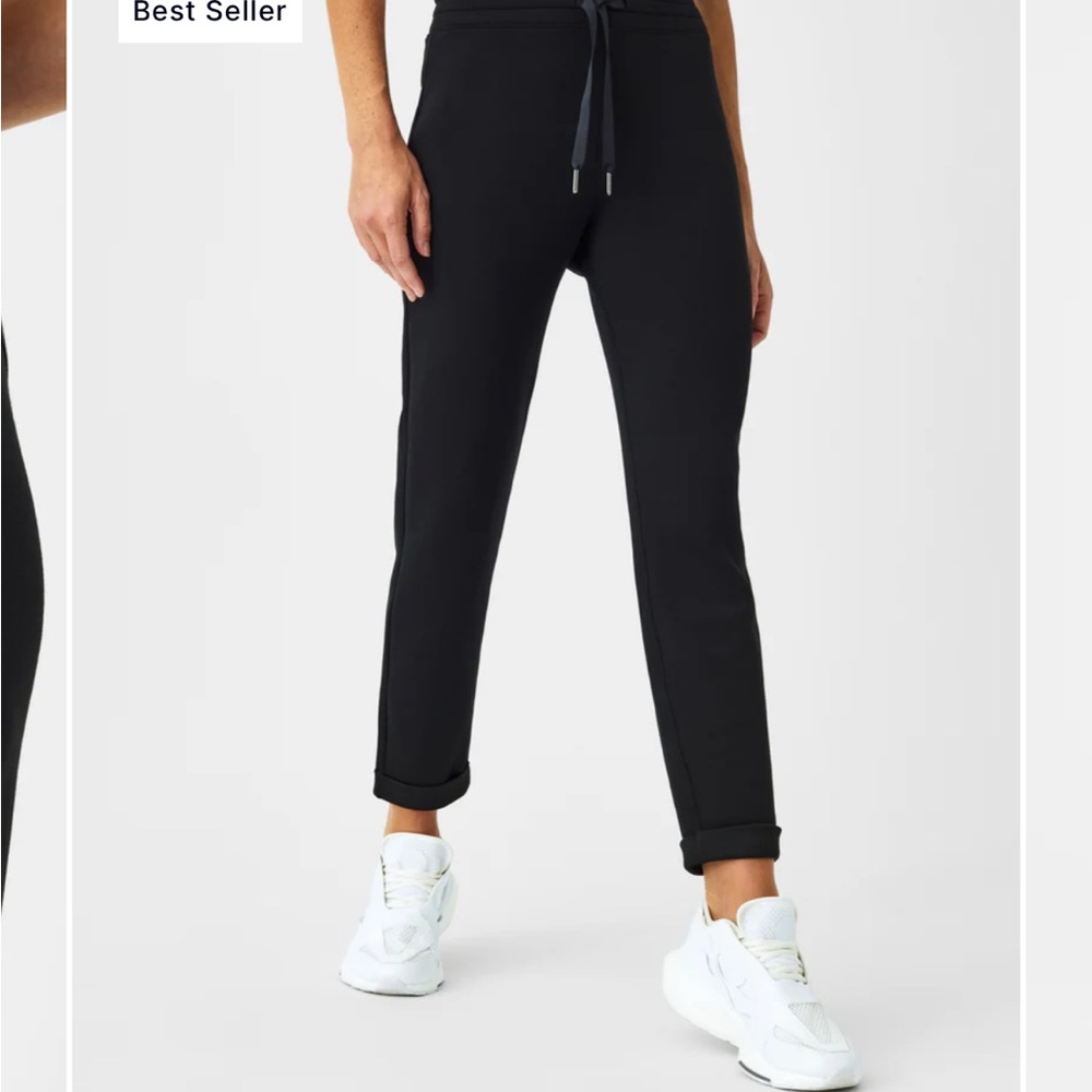 Spanx Air Essentials black tapered pant size L